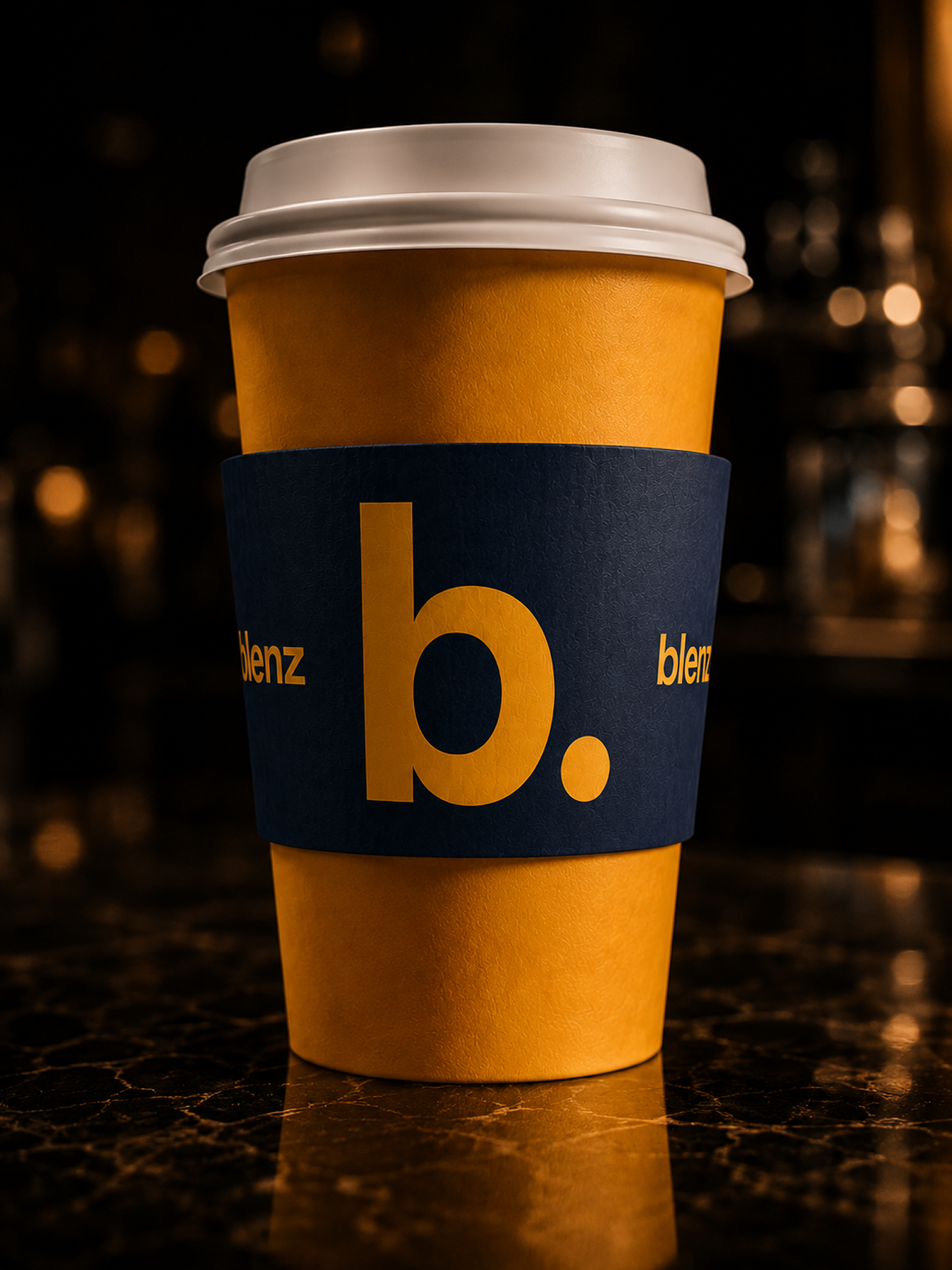 blenz hot cup — with sleeve