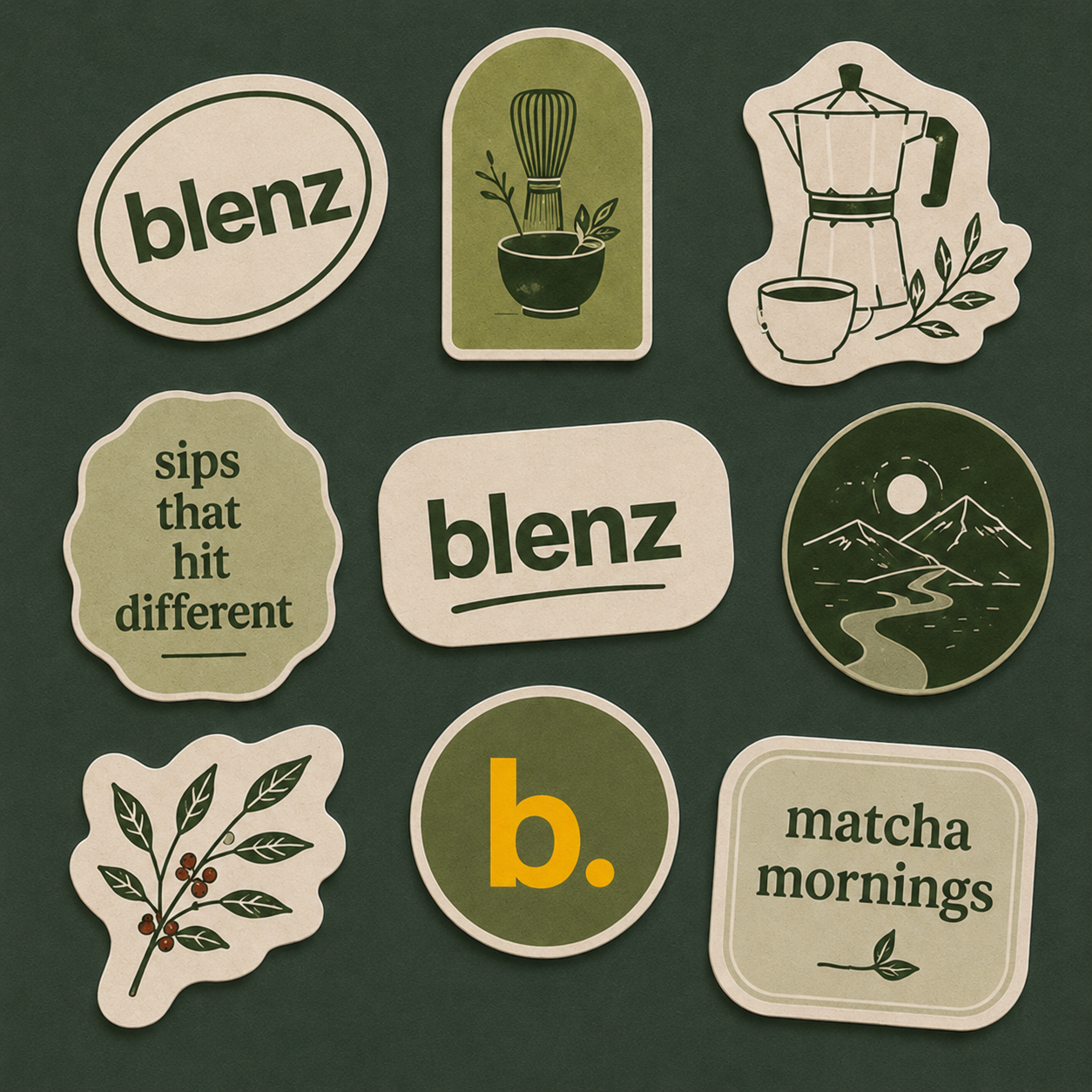 Blenz Sticker Card — sticker set 11