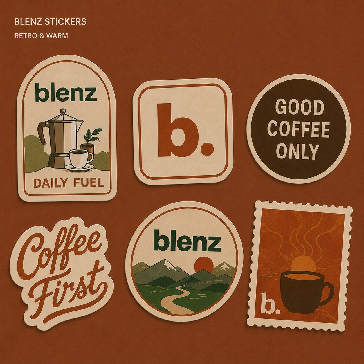 Blenz Sticker Card — sticker set 12